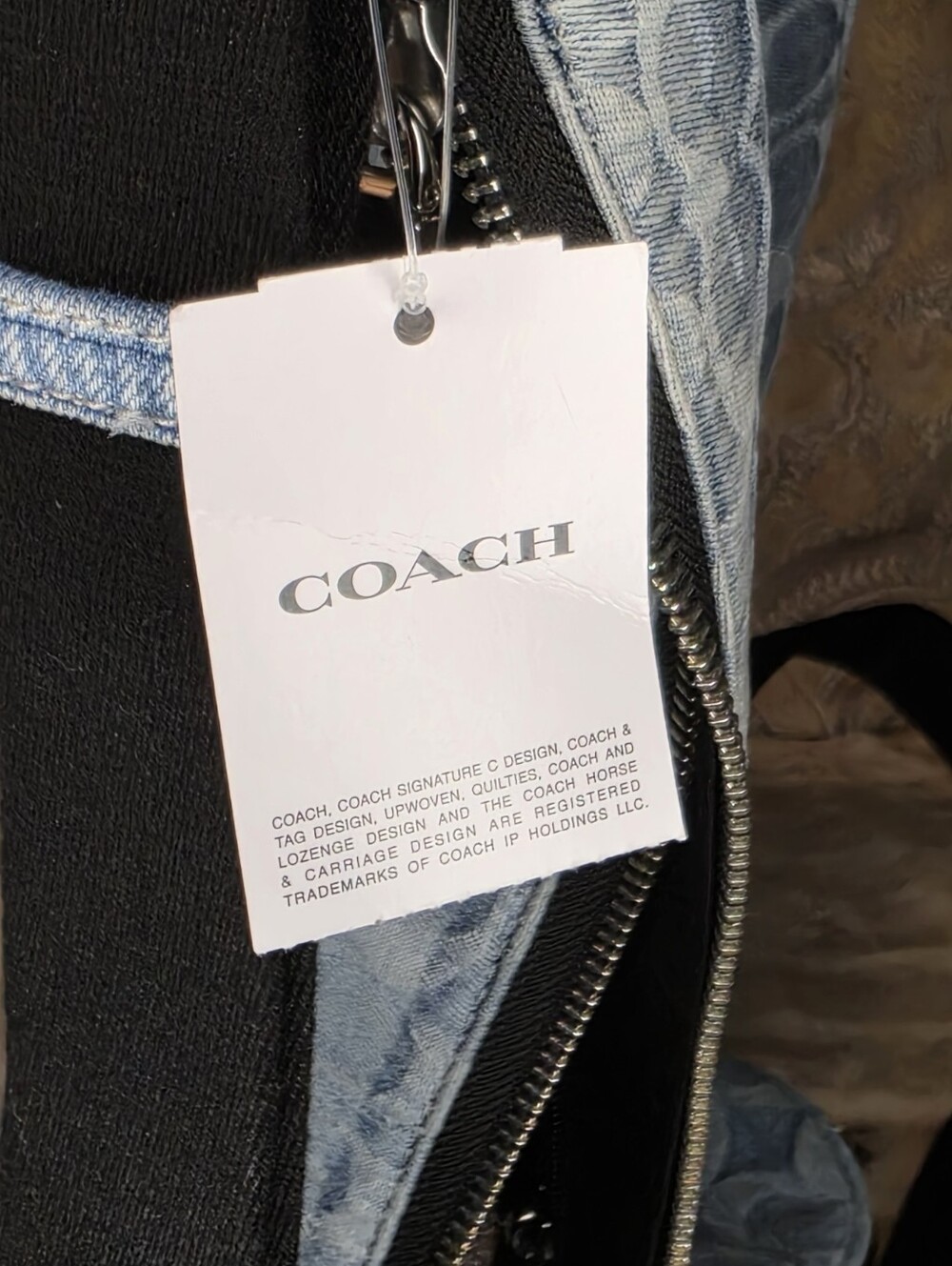 COACH FINN DENIM CROSSBODY CDY53 - Picture 12 of 13